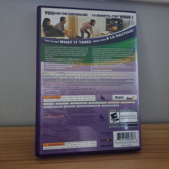 Kinect Sports (Xbox 360, 2010) Untested - Picture 2 of 5